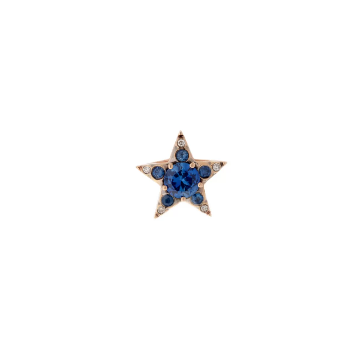 Selim Mouzannar Earrings-Istanbul Earringblue Sapphires - Diamonds