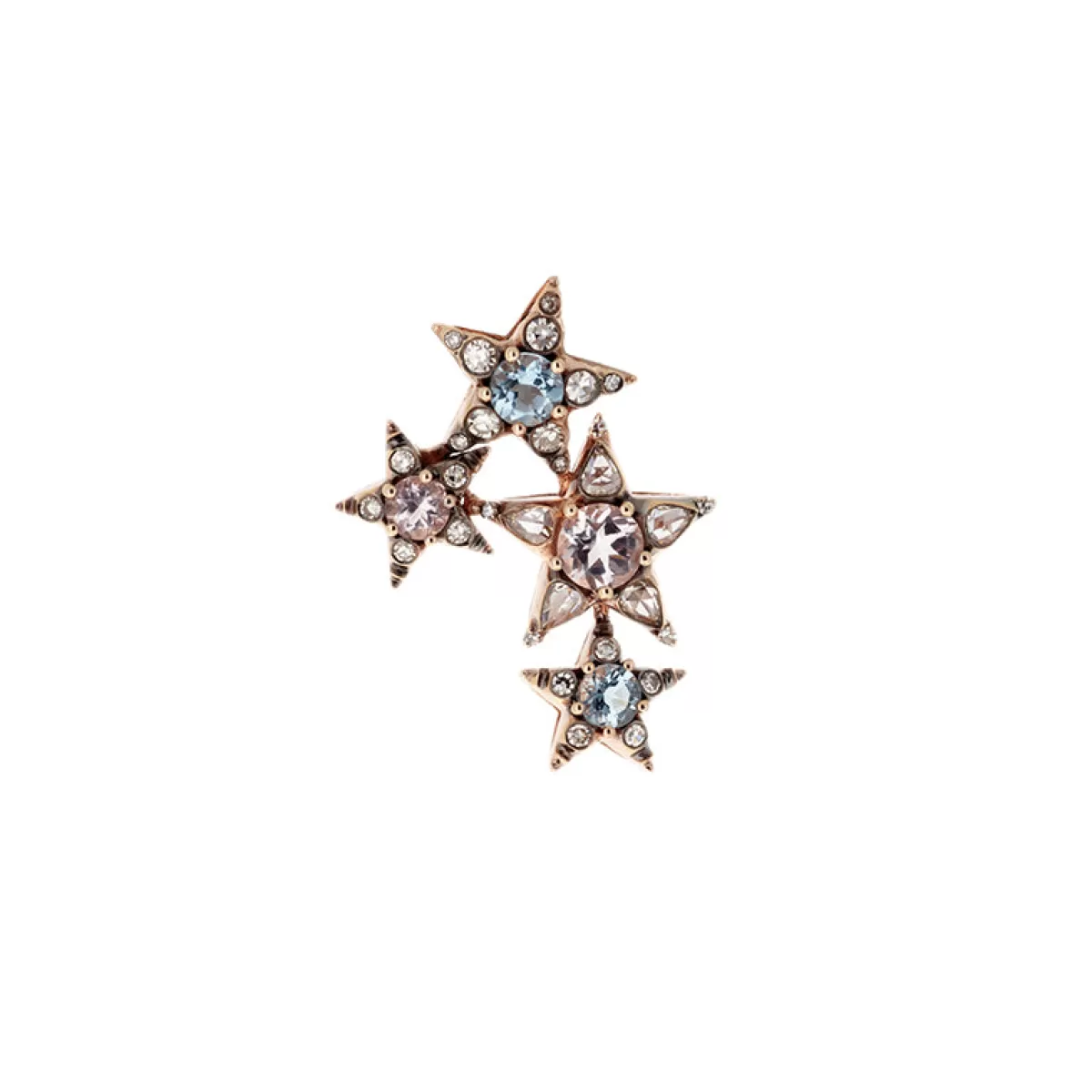 Selim Mouzannar Earrings-Istanbul Earringmorganites - Aquamarines - Diamonds