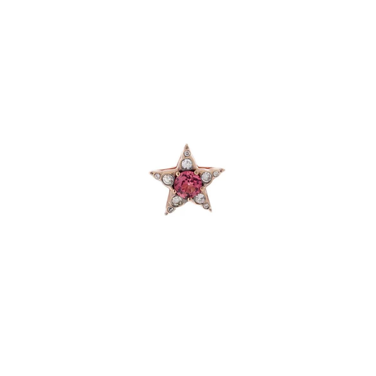 Selim Mouzannar Earrings-Istanbul Earringpink Tourmaline - Diamonds