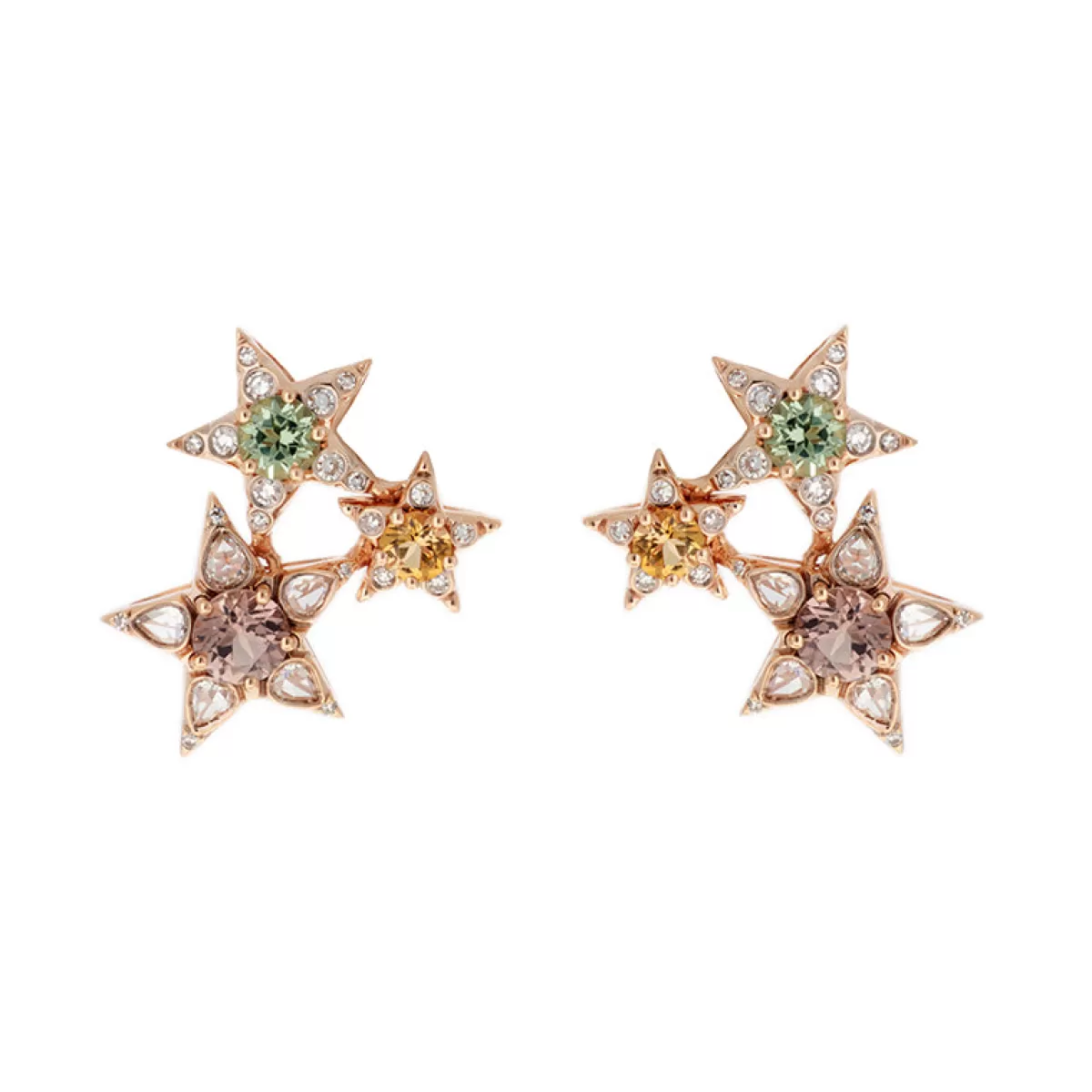 Selim Mouzannar Earrings-Istanbul Earringtourmalines - Diamonds