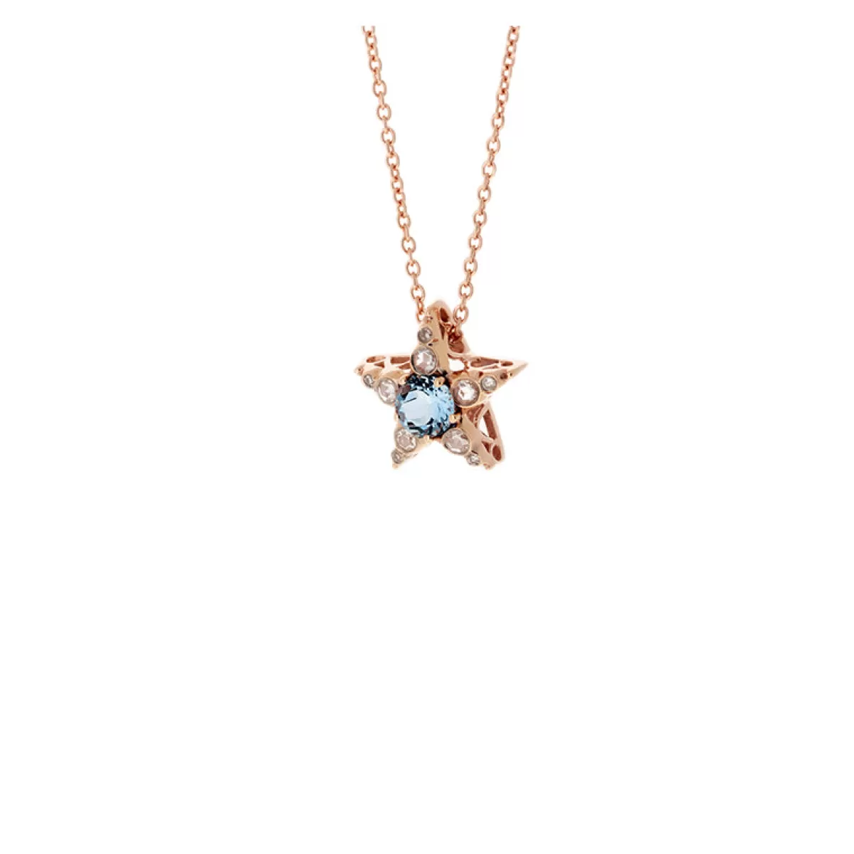 Selim Mouzannar Pendants-Istanbul Pendantaquamarine - Diamonds