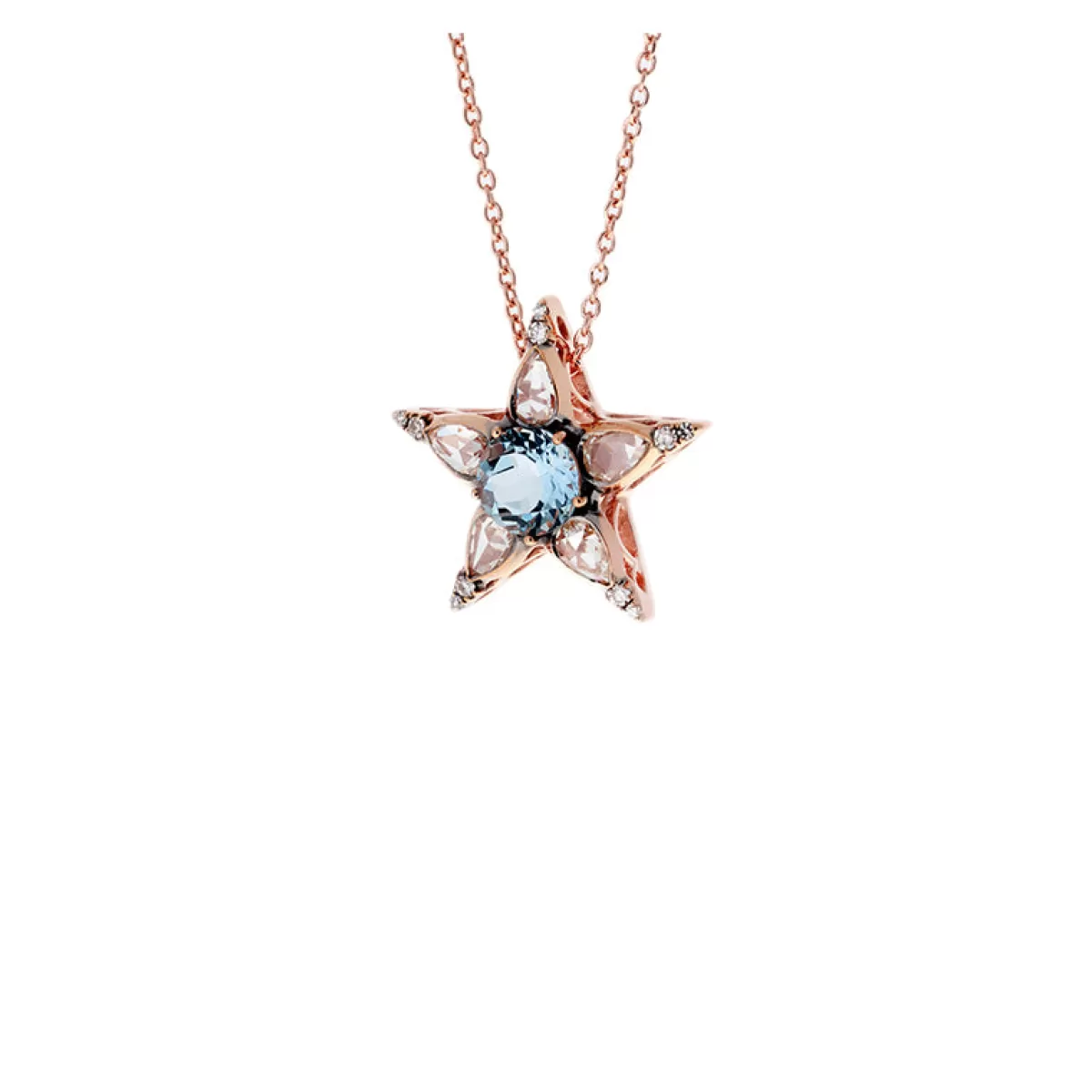 Selim Mouzannar Pendants-Istanbul Pendantaquamarine - Diamonds