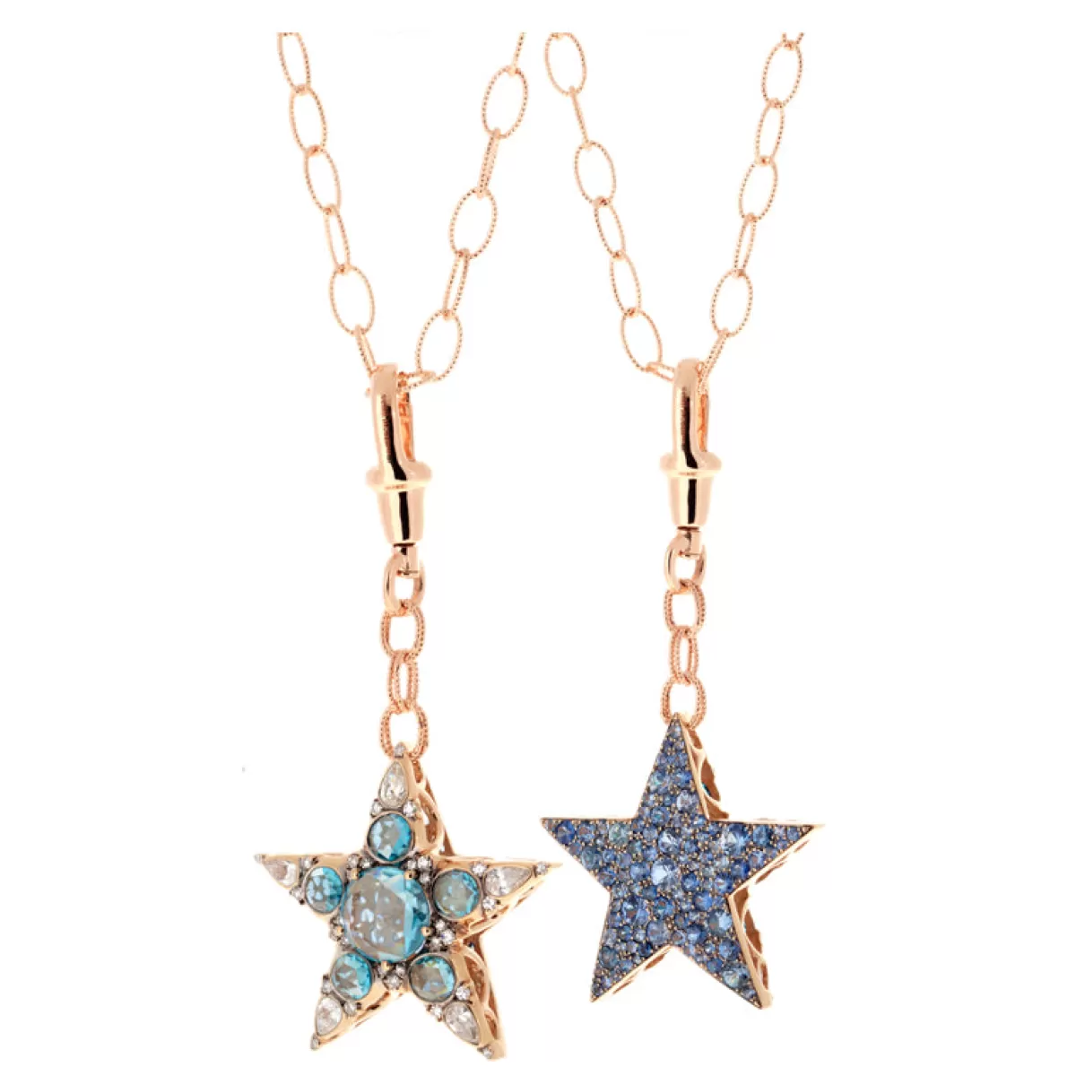 Selim Mouzannar Pendants-Istanbul Pendantblue Sapphires - Hyacinth - Diamonds
