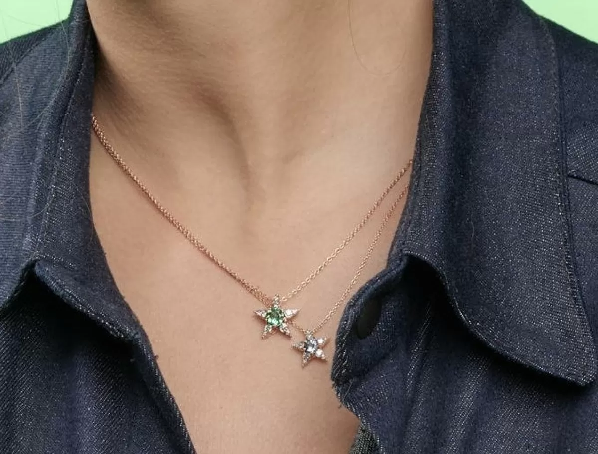 Selim Mouzannar Pendants-Istanbul Pendantmint Green Tourmaline - Diamonds