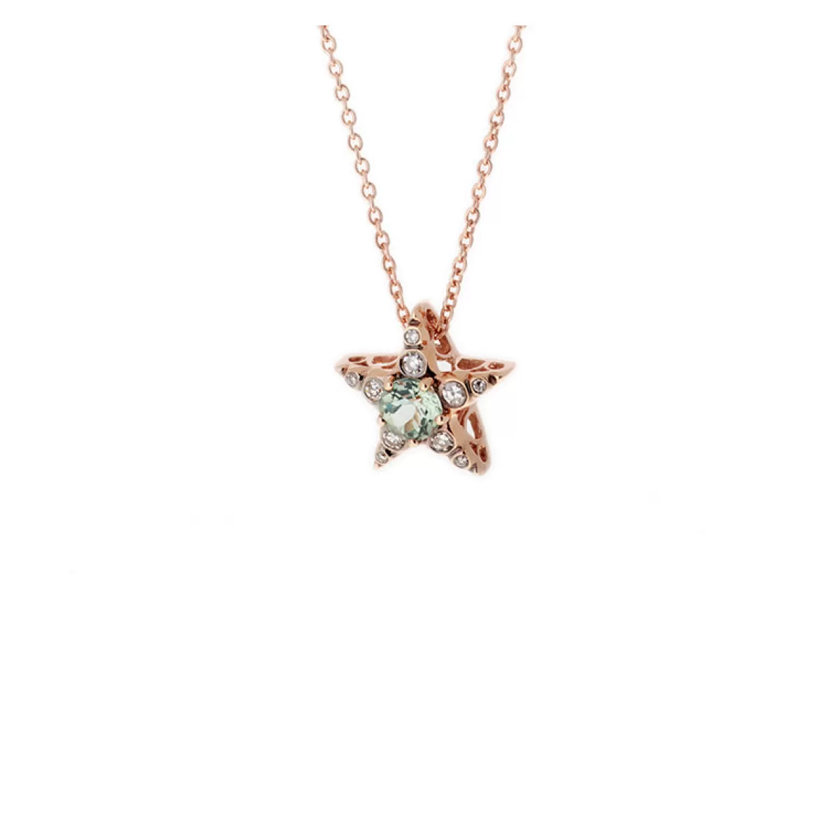 Selim Mouzannar Pendants-Istanbul Pendantmint Tourmaline - Diamonds
