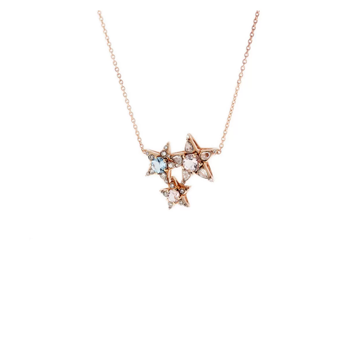 Selim Mouzannar Pendants-Istanbul Pendantmorganites - Aquamarine - Diamonds