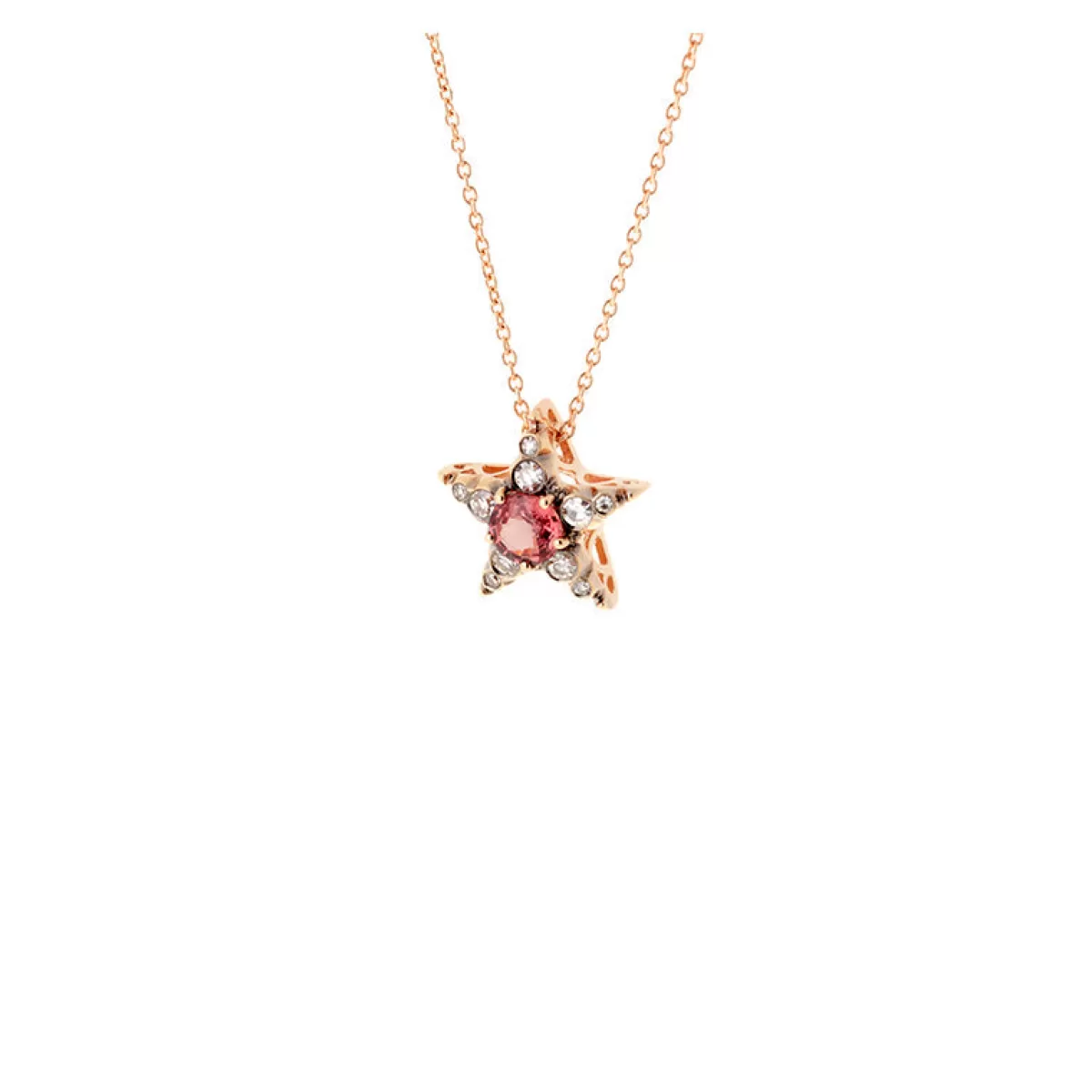 Selim Mouzannar Pendants-Istanbul Pendantorange Sapphire - Diamonds