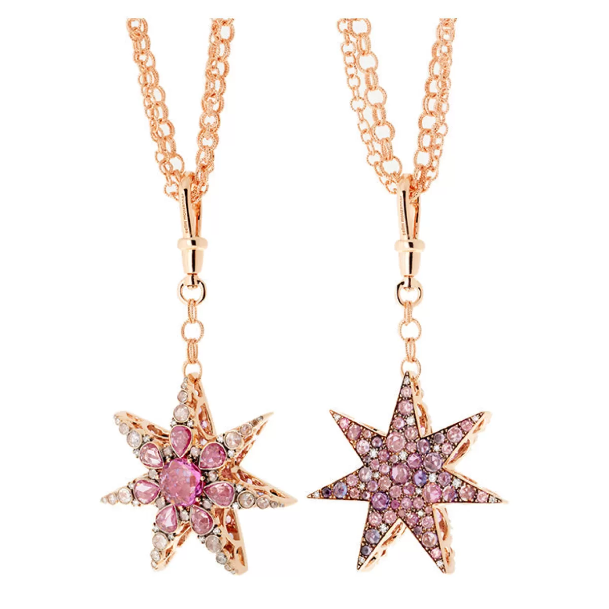 Selim Mouzannar Pendants-Istanbul Pendantpink Sapphires - Diamonds