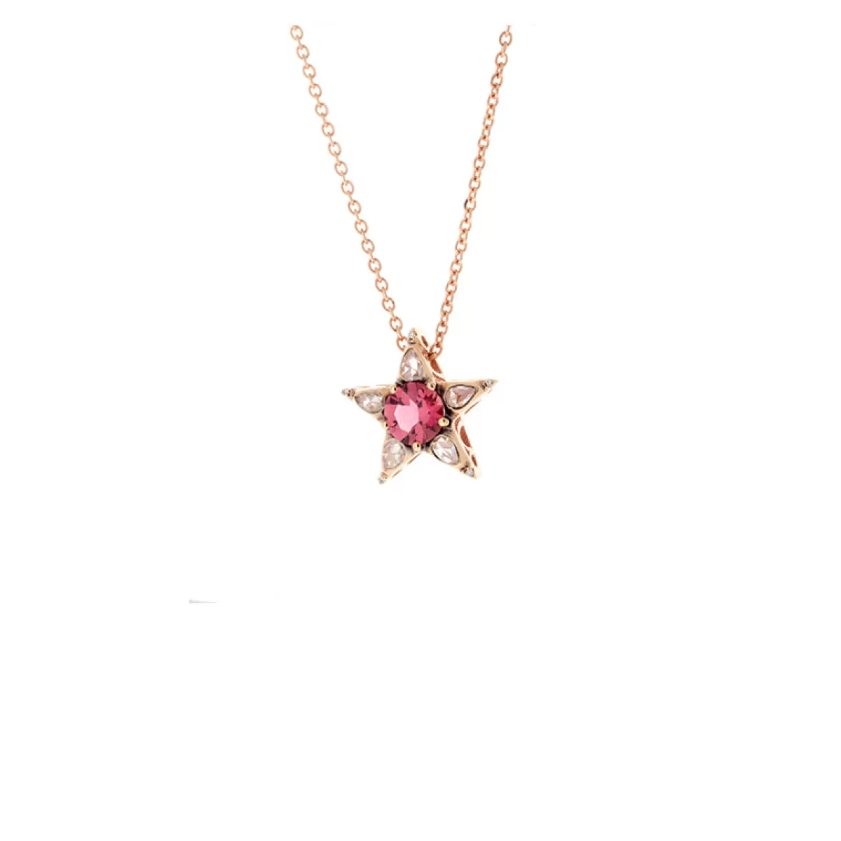 Selim Mouzannar Pendants-Istanbul Pendantpink Tourmaline - Diamonds