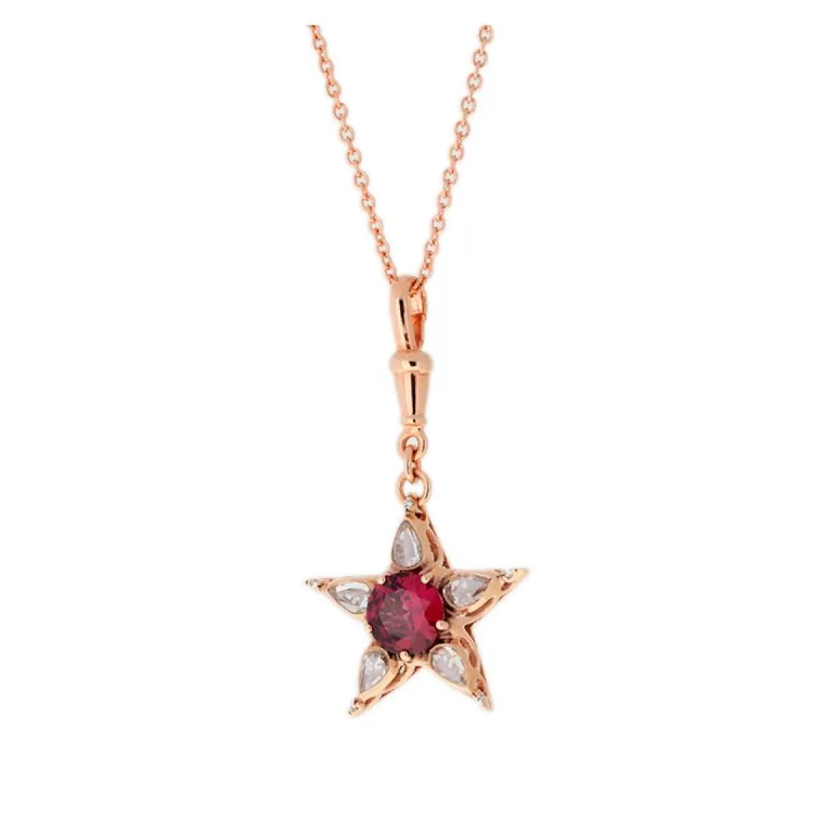 Selim Mouzannar Pendants-Istanbul Pendantrhodolite - Diamonds