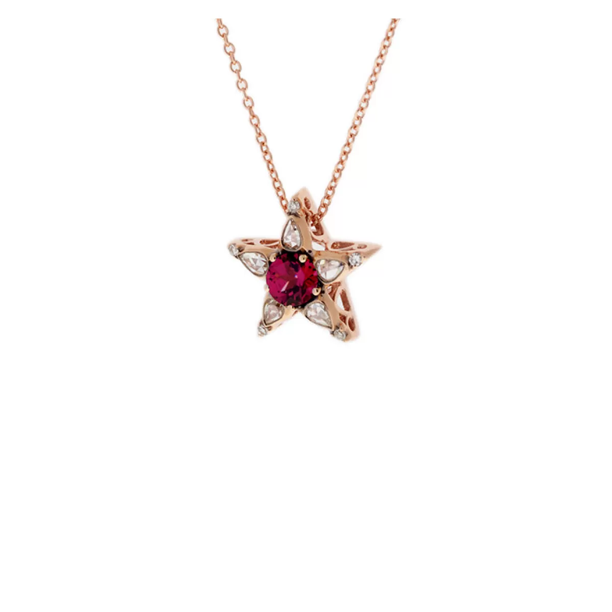 Selim Mouzannar Pendants-Istanbul Pendantrhodolite - Diamonds