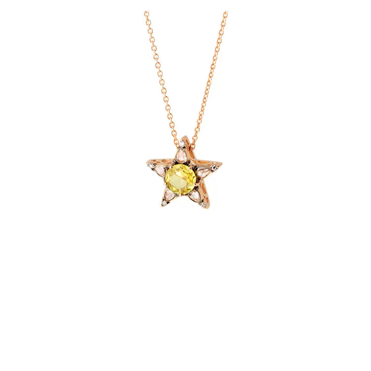 Selim Mouzannar Pendants-Istanbul Pendantyellow Sapphire - Diamonds