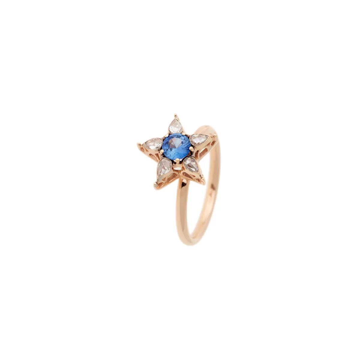 Selim Mouzannar Rings-Istanbul Ringblue Sapphire - Diamonds