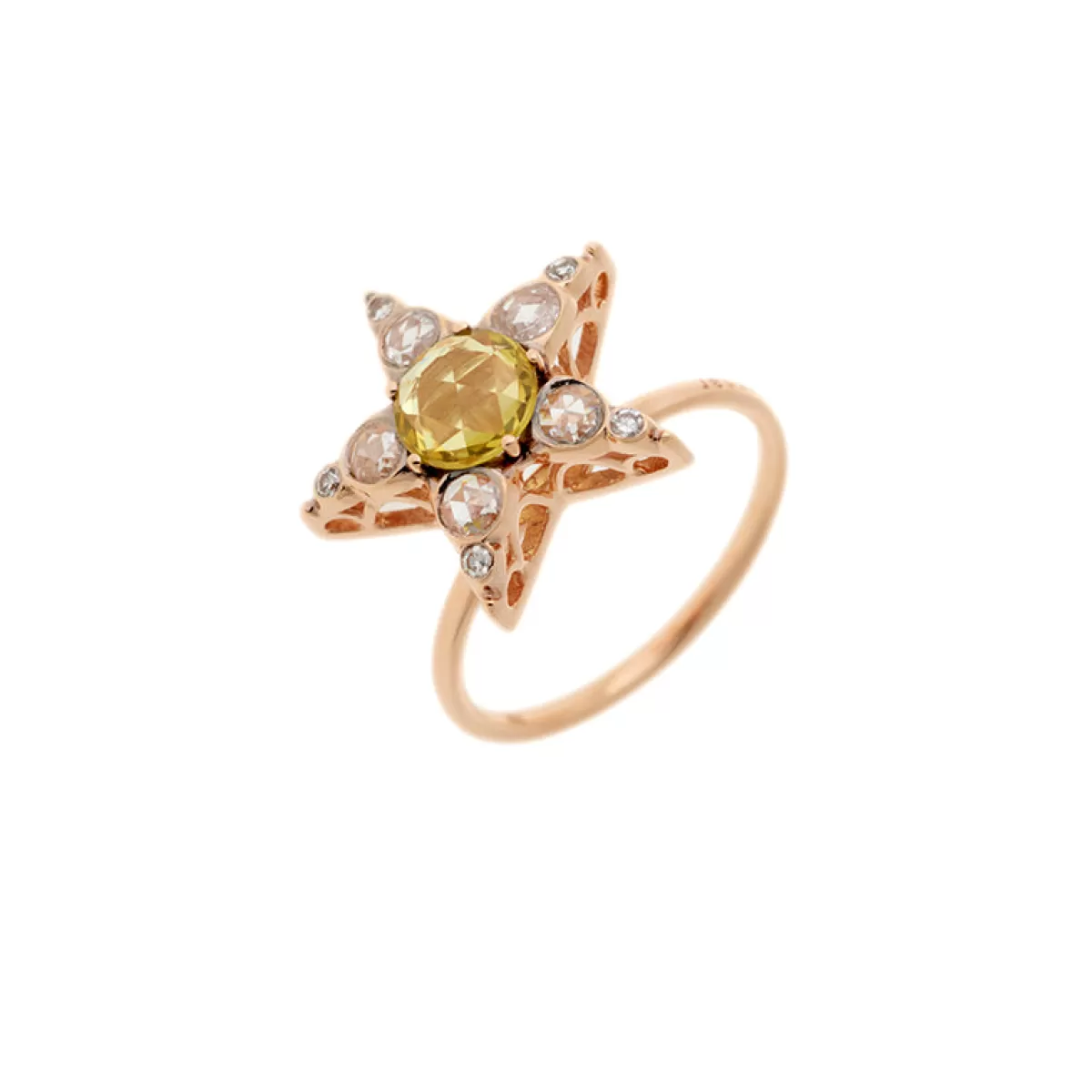 Selim Mouzannar Rings-Istanbul Ringyellow Sapphire - Diamonds