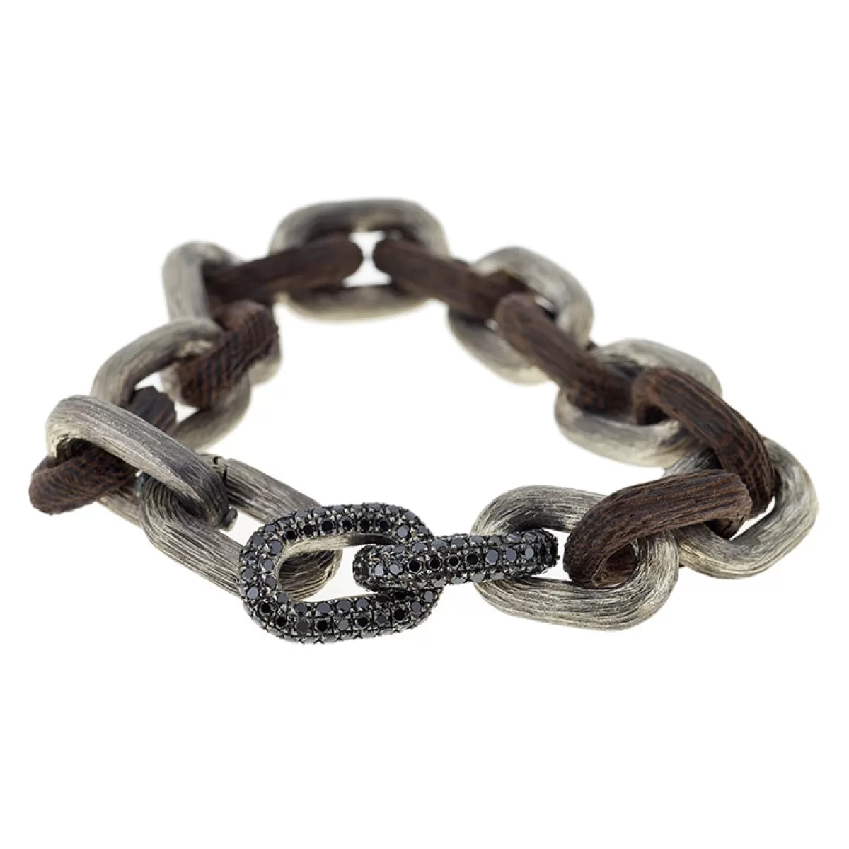 Selim Mouzannar Bracelets-Link Braceletblack Diamonds