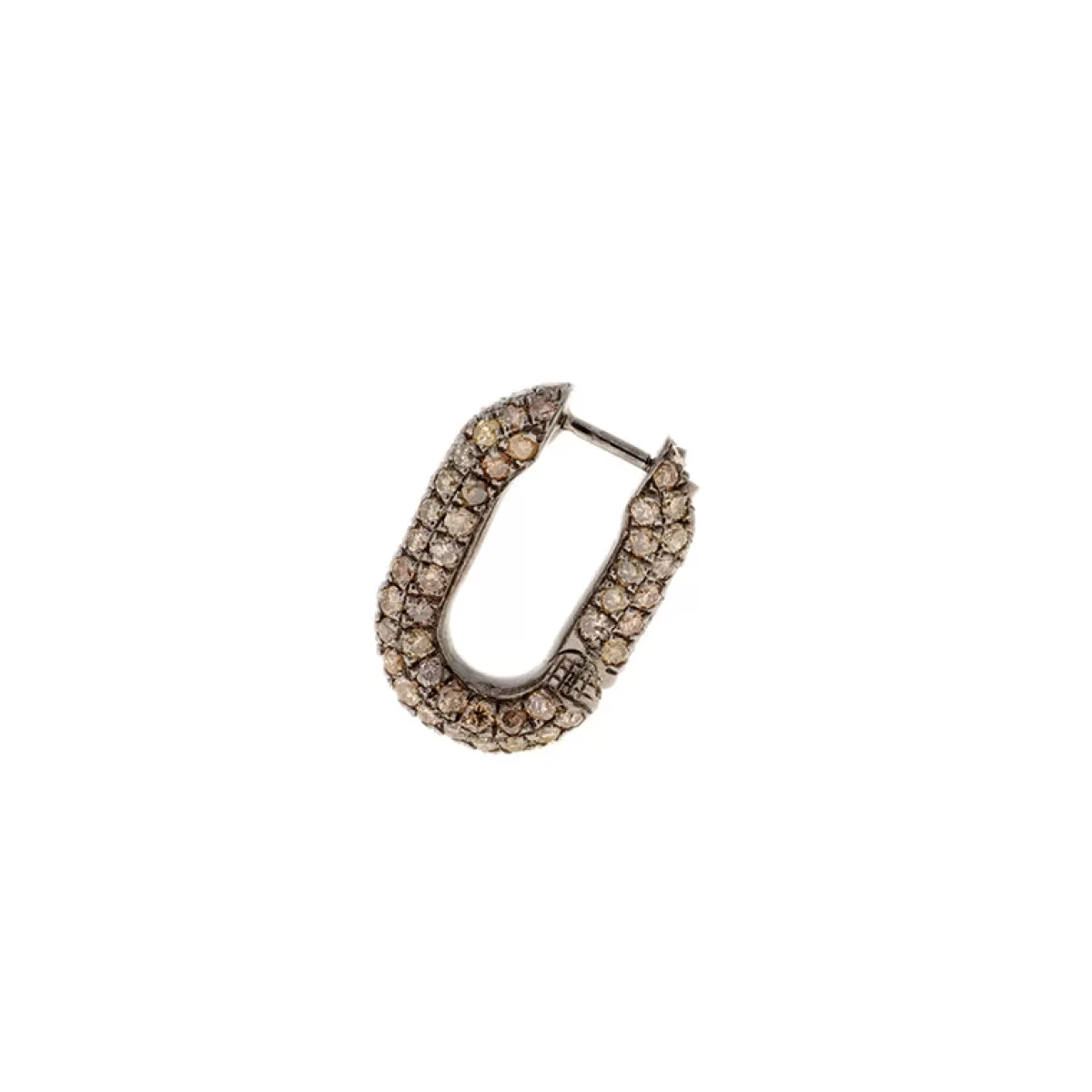 Selim Mouzannar Earrings-Link Earringsbrown Diamonds