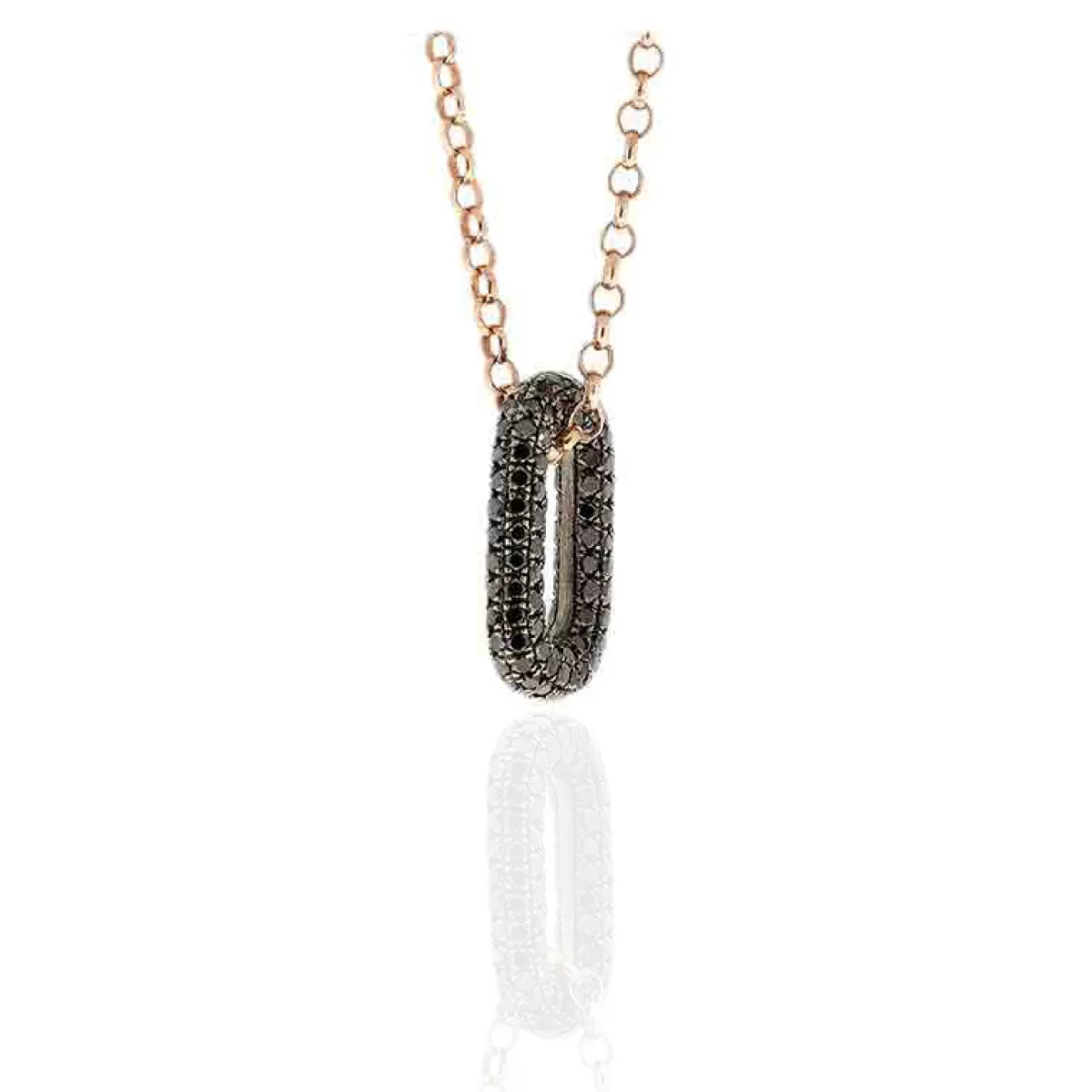 Selim Mouzannar Pendants-Link Pendantblack Diamonds