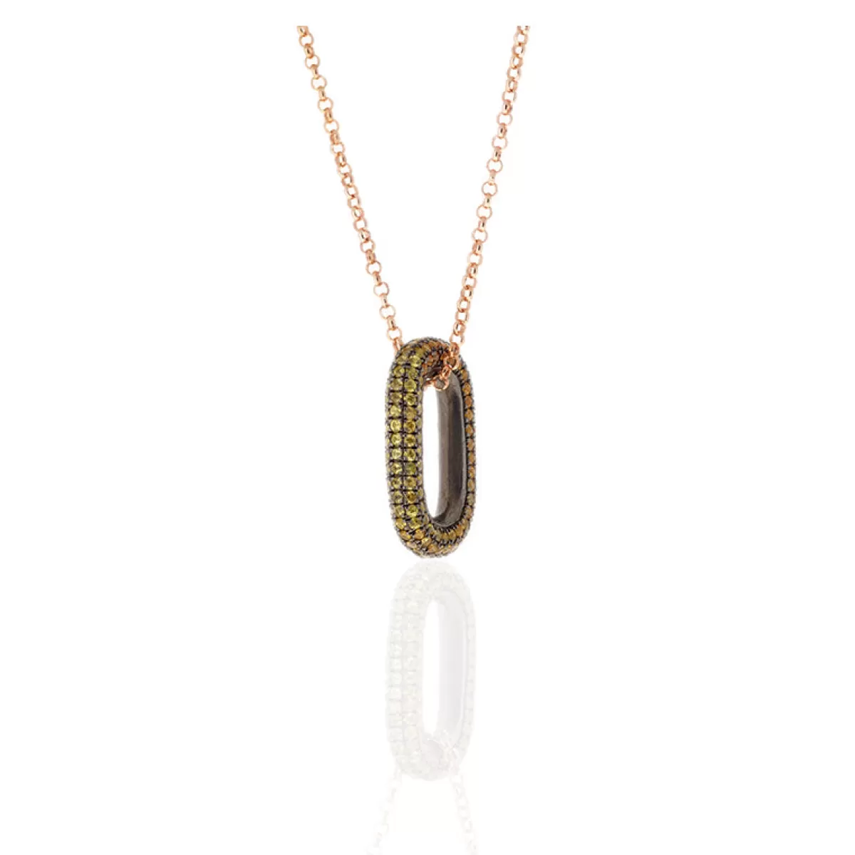 Selim Mouzannar Pendants-Link Pendantyellow Sapphires