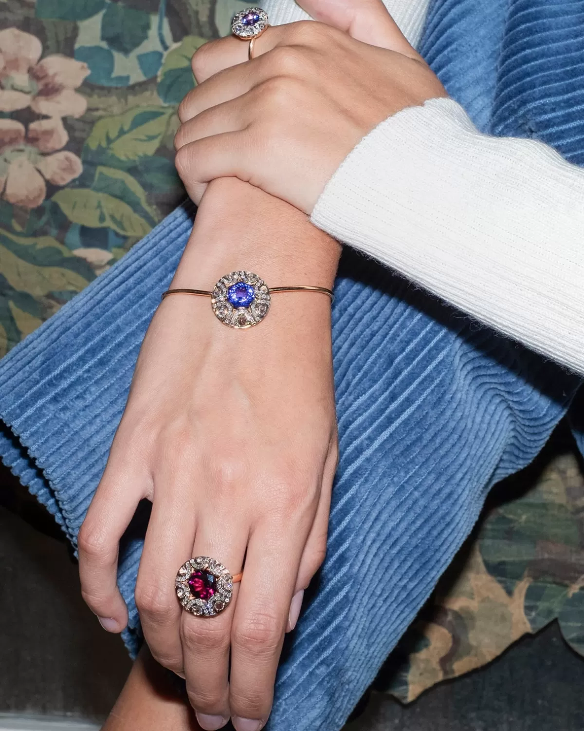 Selim Mouzannar Bracelets-Mille Et Une Nuits Braceletblue Tanzanite - Diamonds