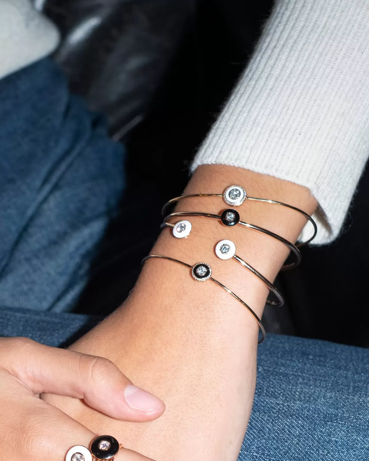 Selim Mouzannar Bracelets-Mina Black Braceletdiamonds