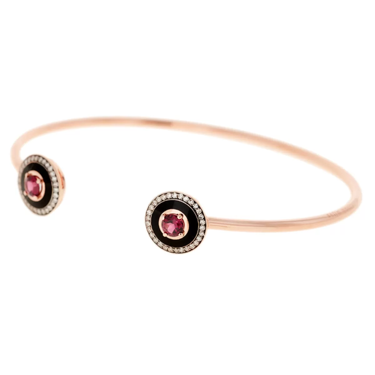 Selim Mouzannar Bracelets-Mina Black Braceletrhodolites - Diamonds