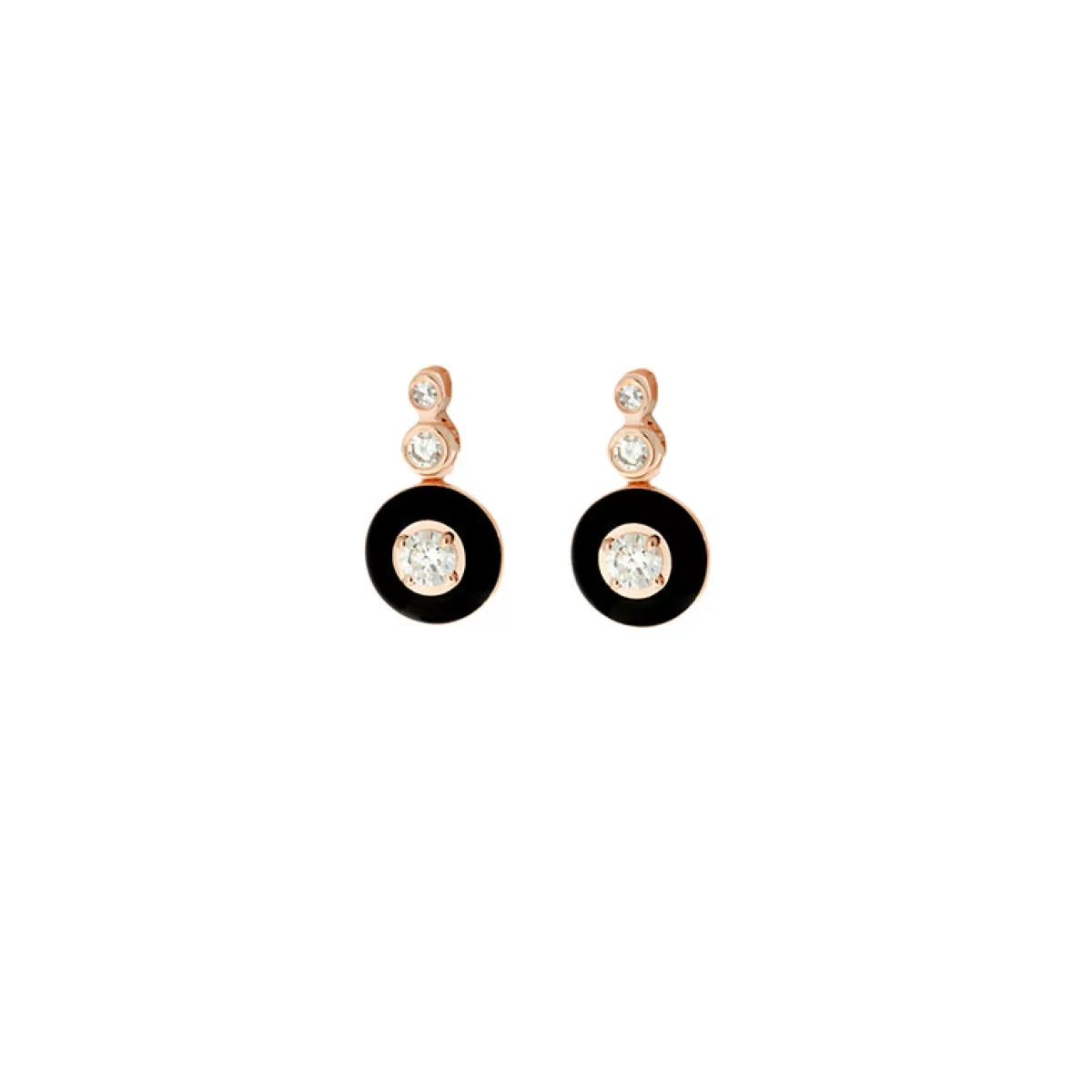 Selim Mouzannar Earrings-Mina Black Earringsdiamonds
