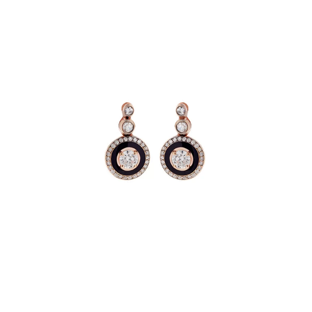 Selim Mouzannar Earrings-Mina Black Earringsdiamonds