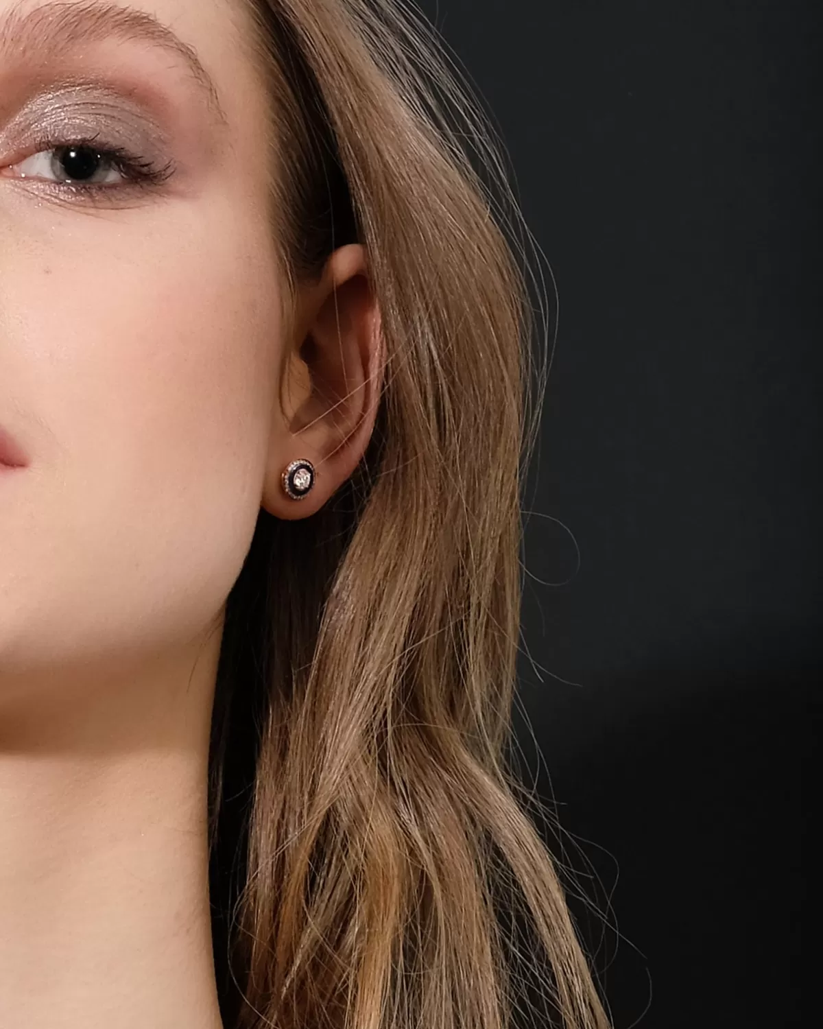 Selim Mouzannar Earrings-Mina Black Earringsdiamonds