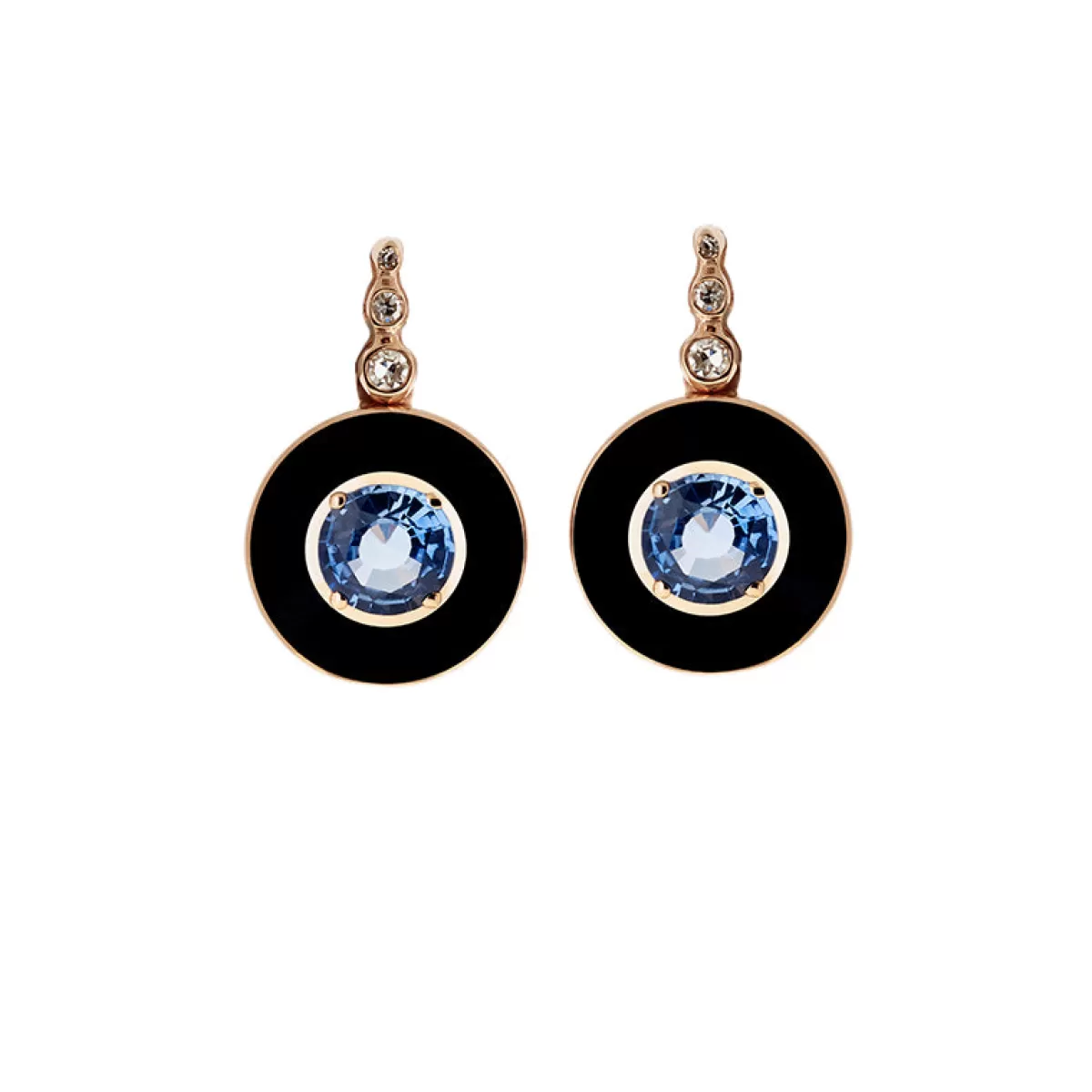 Selim Mouzannar Earrings-Mina Black Earringssapphires