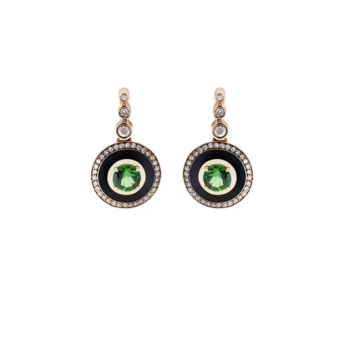 Selim Mouzannar Earrings-Mina Black Earringstsavorites - Diamonds
