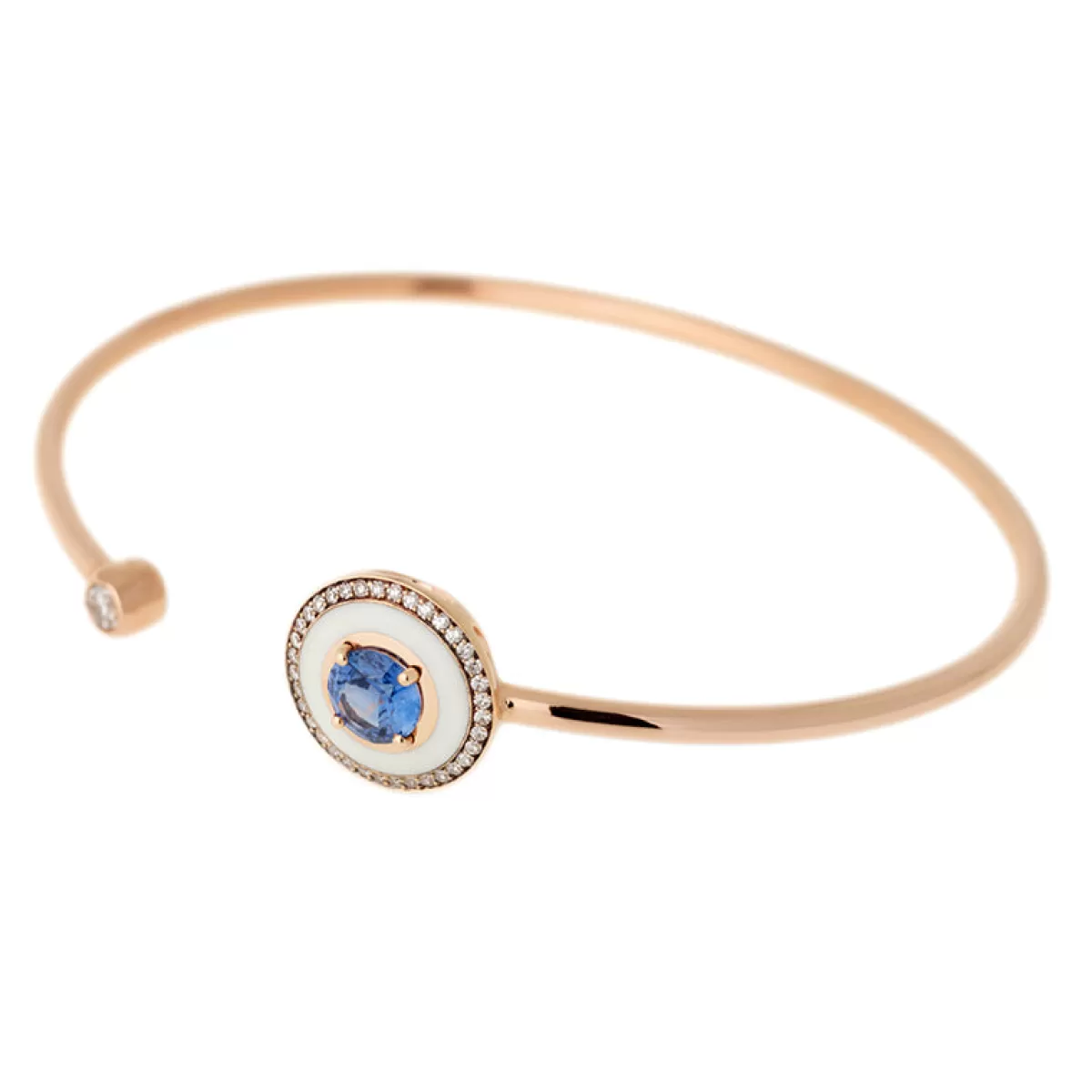Selim Mouzannar Bracelets-Mina Ivory Braceletblue Sapphire - Diamonds