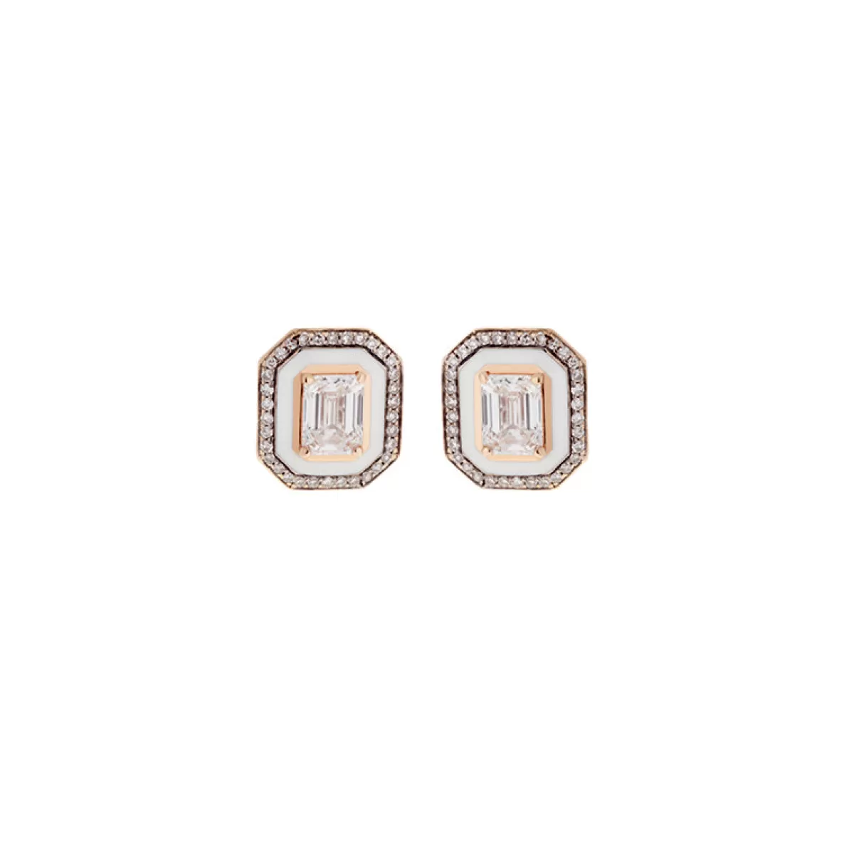 Selim Mouzannar Earrings-Mina Ivory Earringsdiamonds