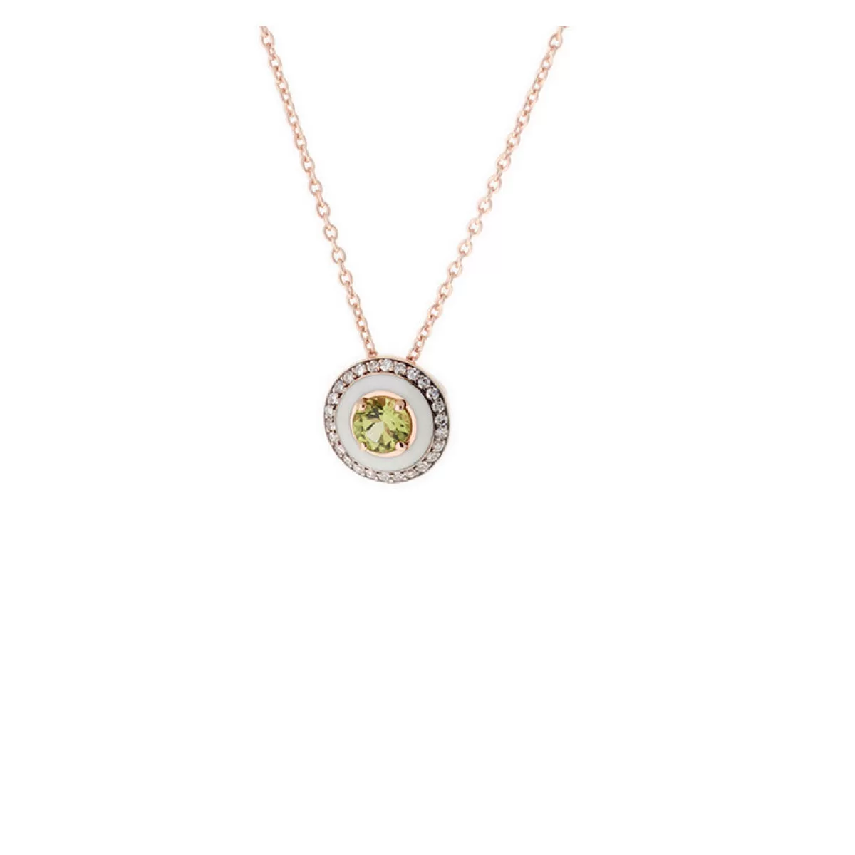 Selim Mouzannar Pendants-Mina Ivory Pendantgreen Tourmaline - Diamonds