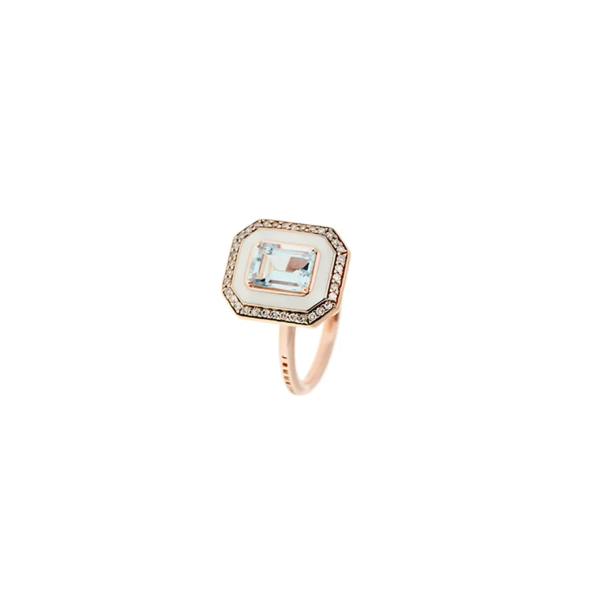 Selim Mouzannar Rings-Mina Ivory Ringaquamarine - Diamonds