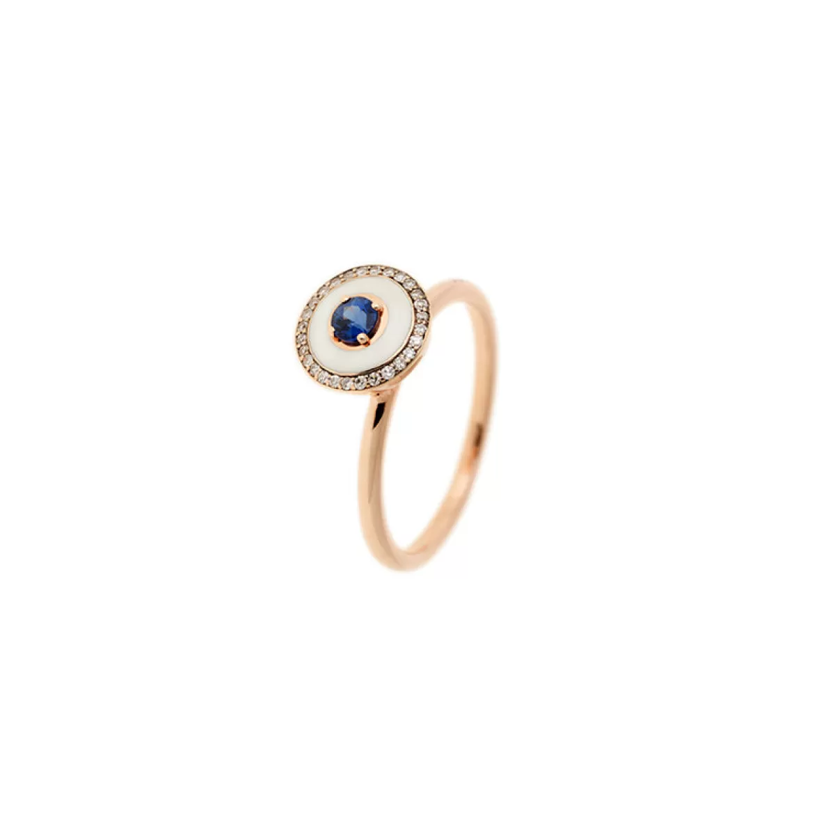 Selim Mouzannar Rings-Mina Ivory Ringblue Sapphire - Diamonds