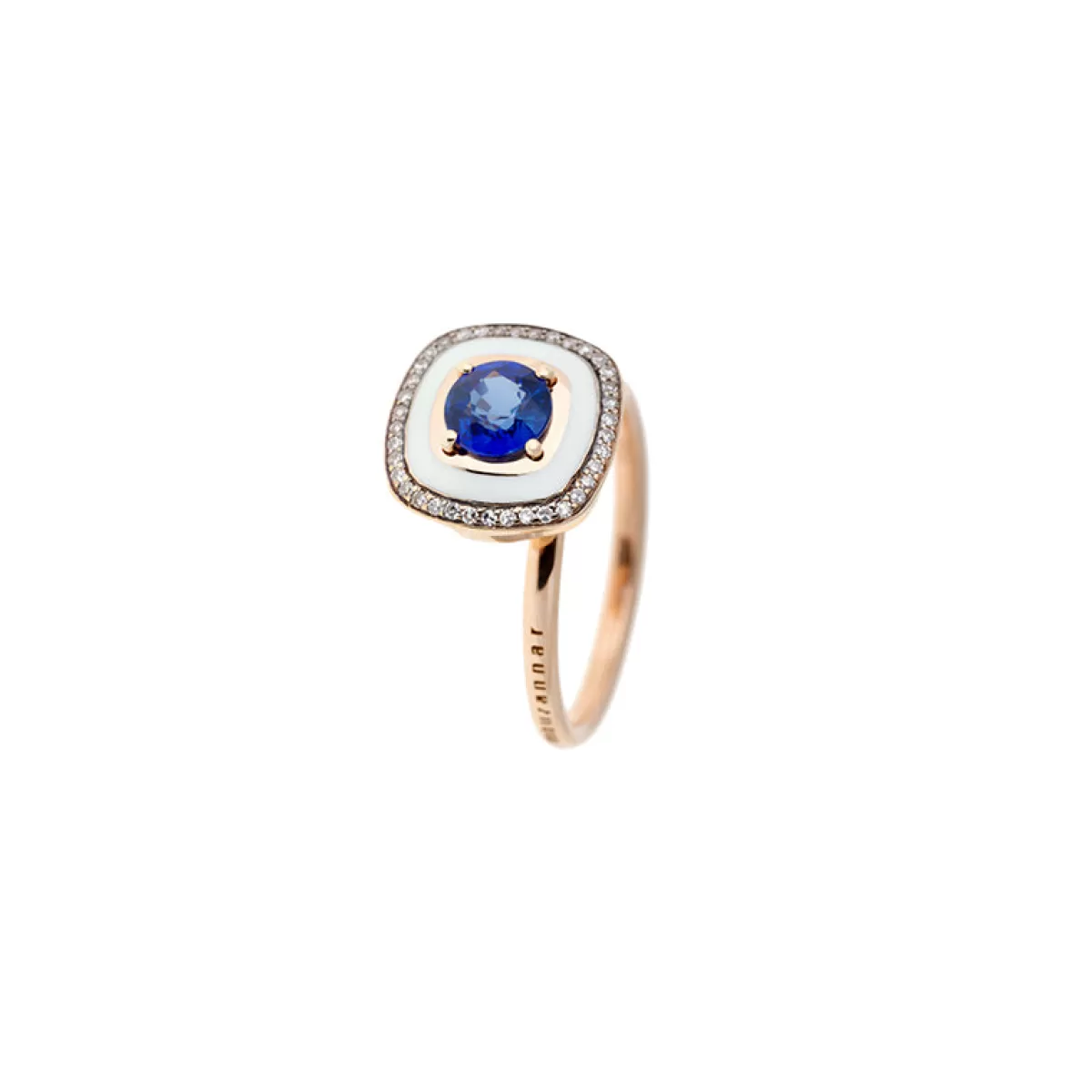 Selim Mouzannar Rings-Mina Ivory Ringblue Sapphire - Diamonds