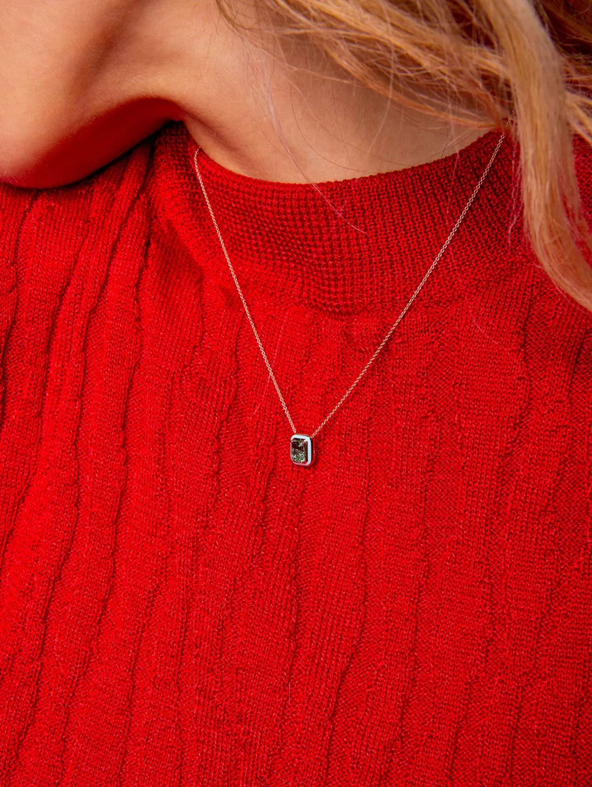 Selim Mouzannar Pendants-Mina Light Blue Pendantgreen Tourmaline