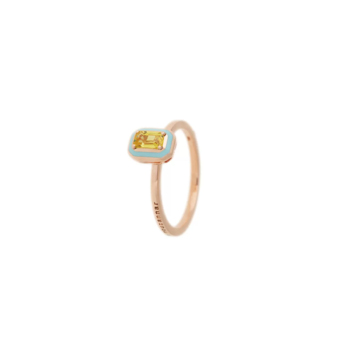 Selim Mouzannar Rings-Mina Light Blue Ringyellow Sapphire