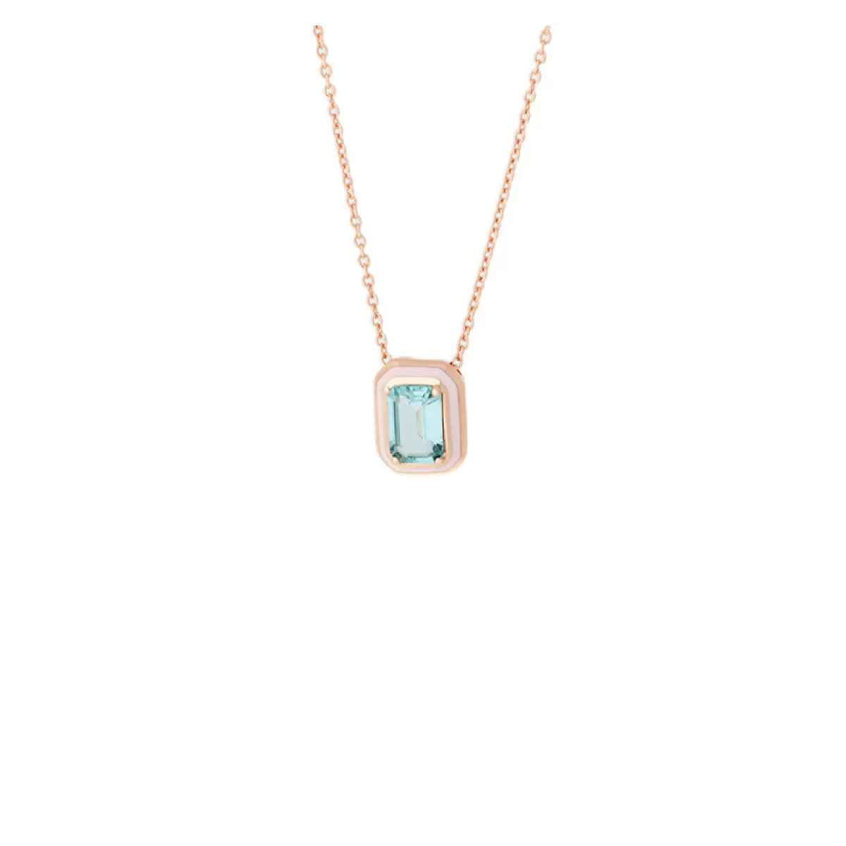 Selim Mouzannar Pendants-Mina Light Pink Pendantlight Blue Tourmaline