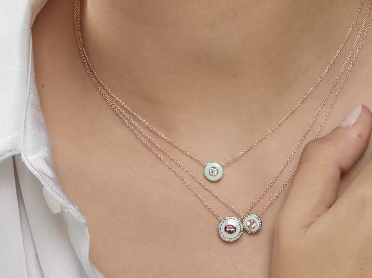 Selim Mouzannar Pendants-Mina Lilac Pendantpink Tourmaline - Diamonds