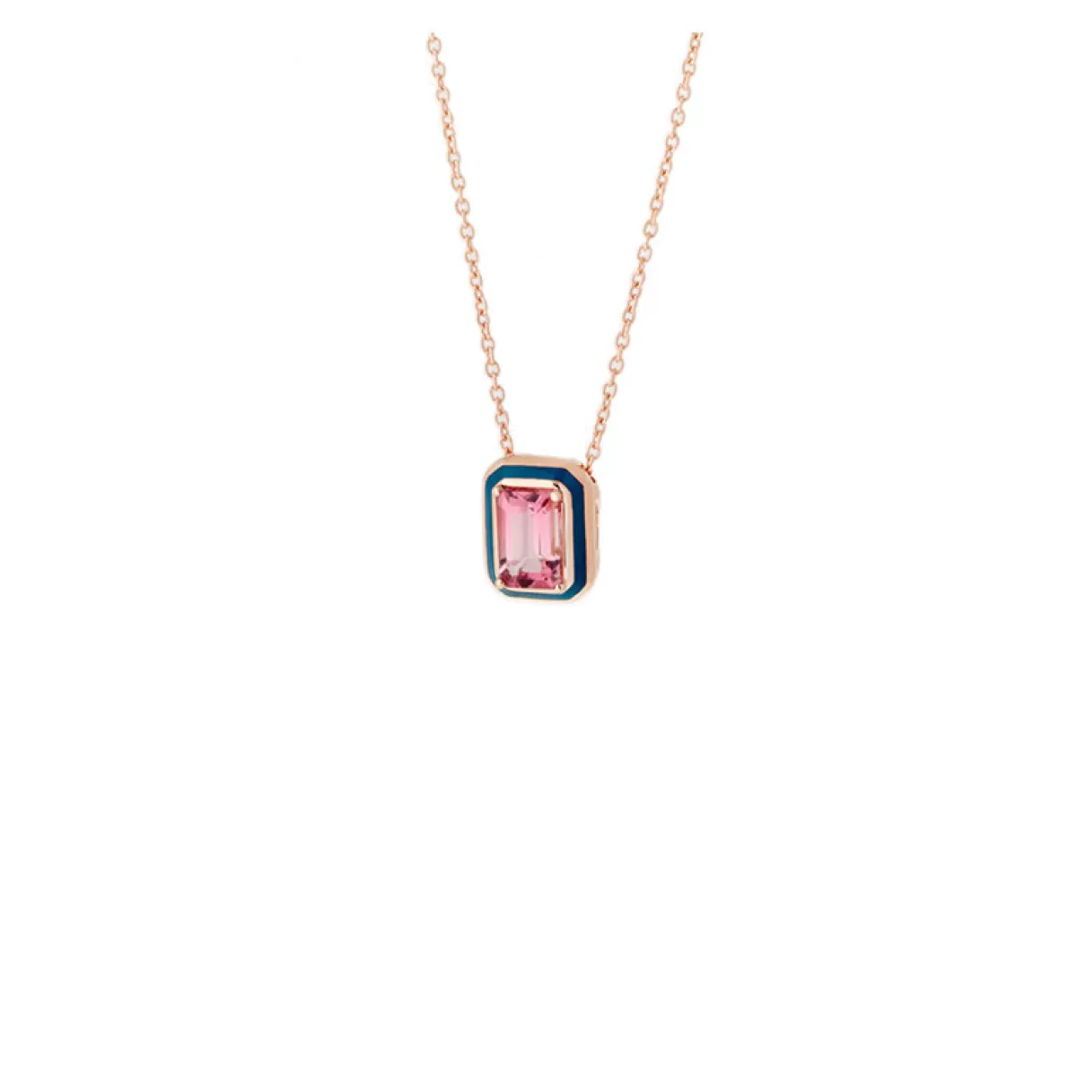 Selim Mouzannar Pendants-Mina Petrol Pendantpink Tourmaline