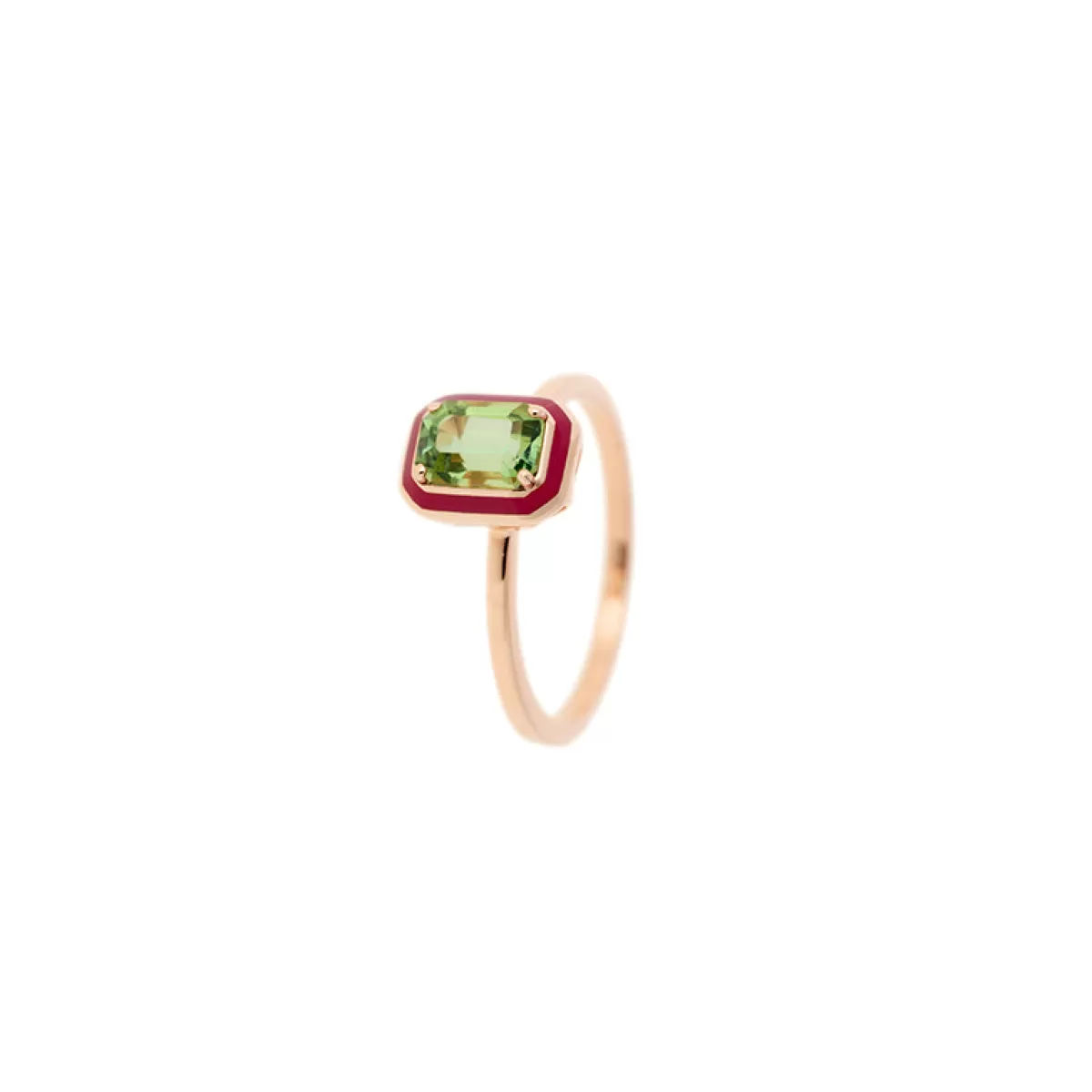 Selim Mouzannar Rings-Mina Raspberry Ringgreen Tourmaline