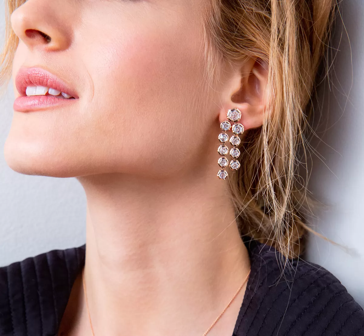 Selim Mouzannar Earrings-Rose De France Earringdiamonds