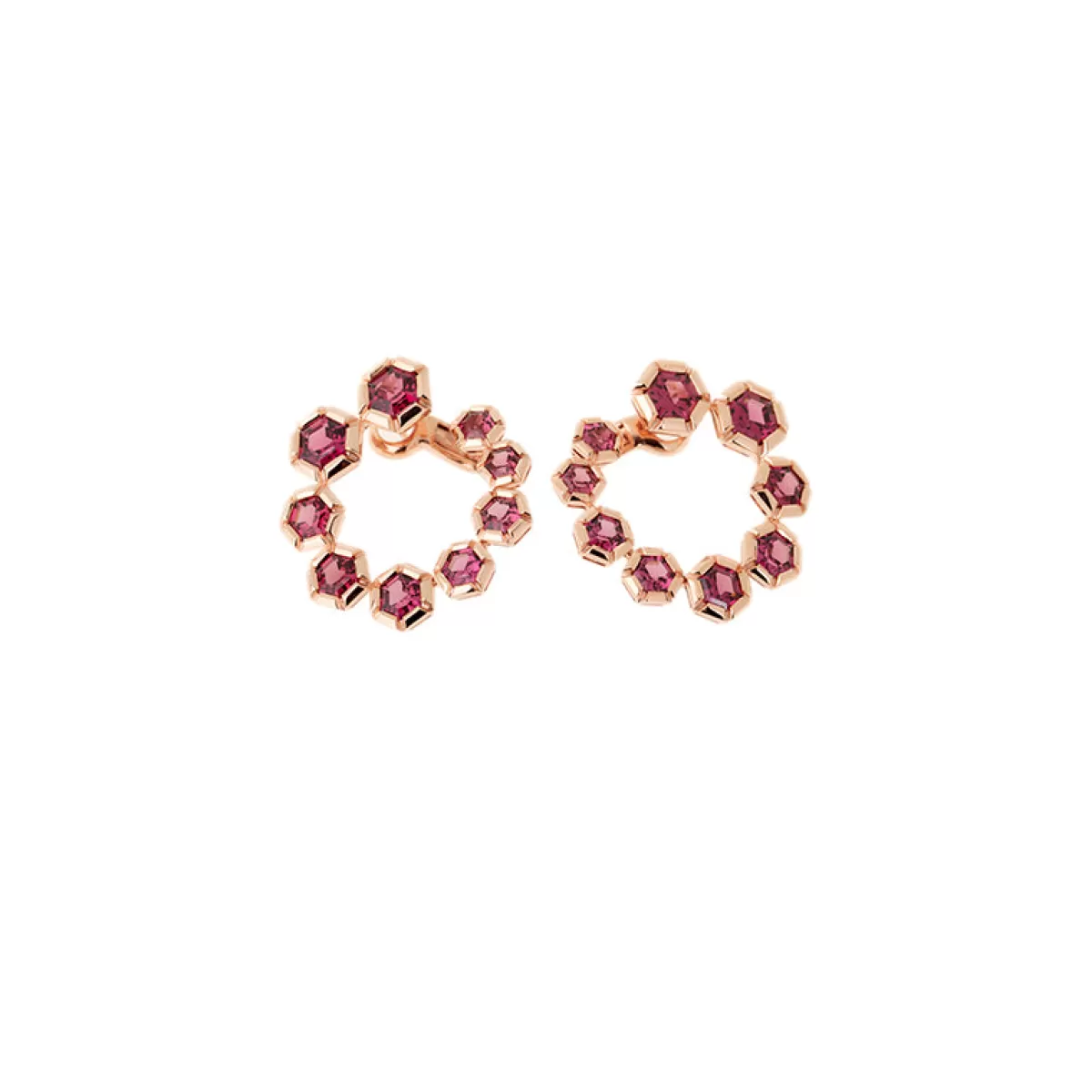 Selim Mouzannar Earrings-Rose De France Earringsrhodolites