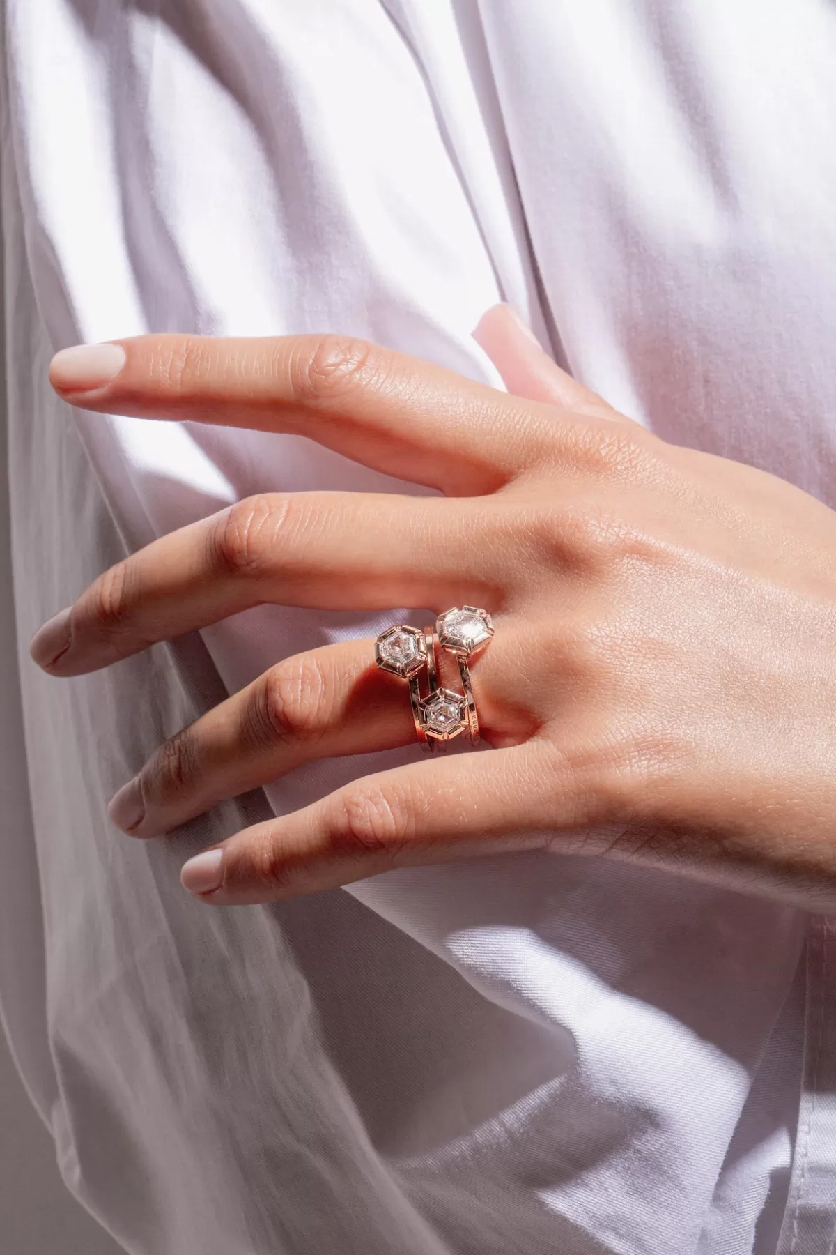 Selim Mouzannar Rings-Rose De France Ringdiamond