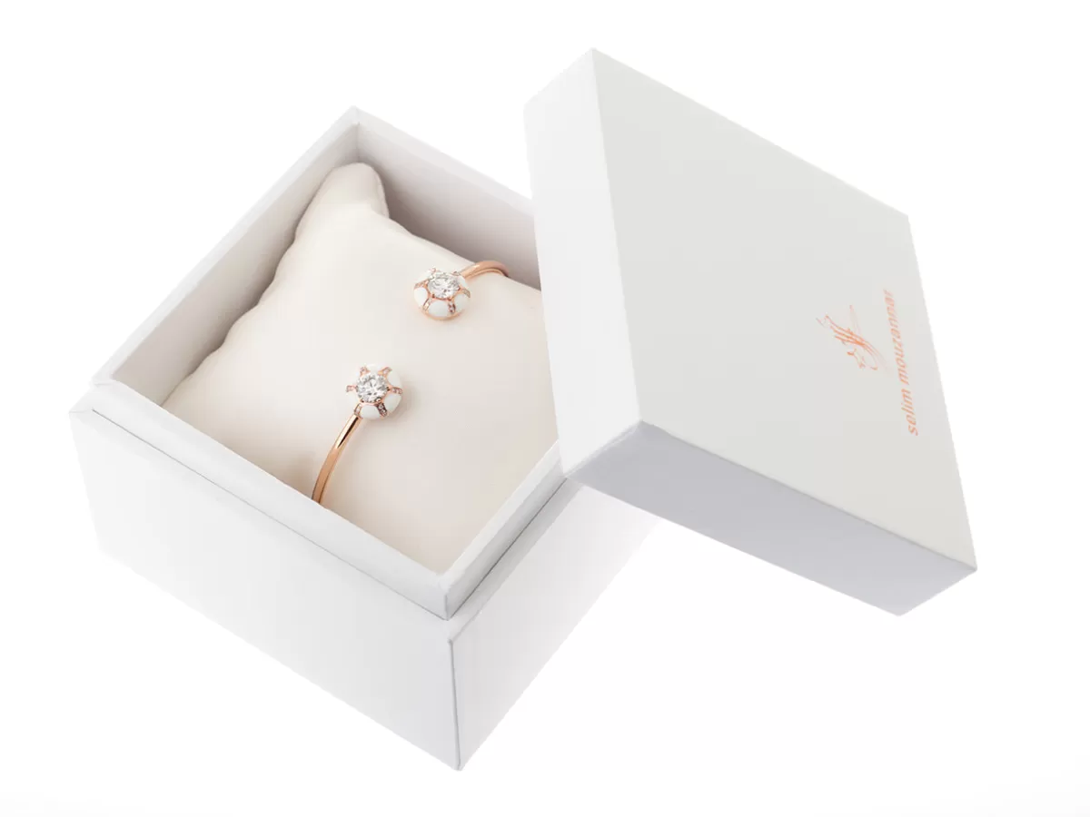 Selim Mouzannar Bracelets-Sea Flowers Ivory Braceletdiamonds